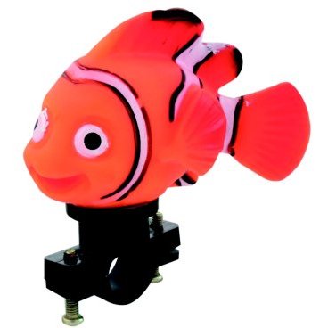 Клаксон M-Wave резина/пластик детский оранжевый "рыбка", 5-200125