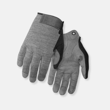 Велоперчатки SHIMANO HOXTON Mono gray, длинные пальцы, GIG7043609
