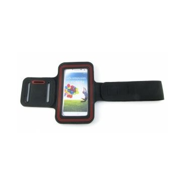 Фото Держатель-чехол водозащитный Vinca Sport, на руку, для Galaxy S3, i9300, чёрный с красным, AM 04 black/red