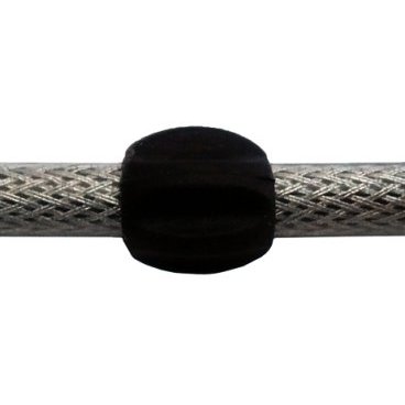 Фото Защитная насадка JAGWIRE, на оболочку троса, силиконовая, чёрная, 6шт, CHA095