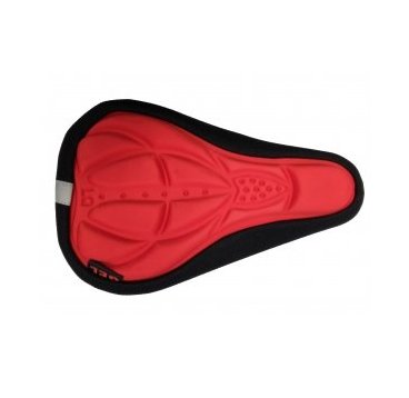 Фото Накладка на седло Vinca Sport XD 10, гелевая, красный, размер 285х175мм, XD 10 Red