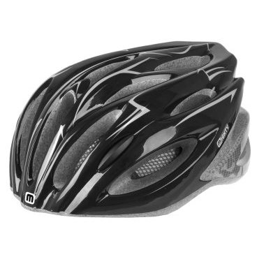 Фото Шлем велосипедный MIGHTY FLEX, спортивный, с сеточкой, размер 54-60 см, карбон,черный, 5-731853