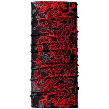 Велобандана BUFF ORIGINAL BUFF XINYANG, см:53cm/62cm, черно-красная, 100680/11607