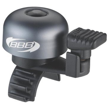 Велозвонок BBB 888-14 bike bell EasyFit Deluxe, серый, универсальный, 2905051414