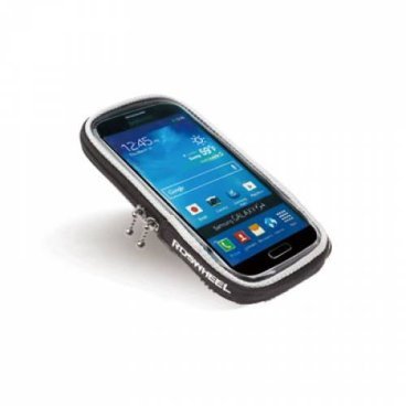 Чехол TBS MINGDA для смартфона на руль/ вынос, L15.5*W8*H1, 8см, с сенсорным окошком, черный, 11363M-A