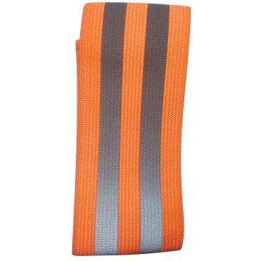 Повязка эластичная Vinca Sport на липучке 2шт на руку или ногу , размер 35*5см, оранжевая, BS 28