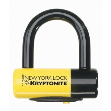 Фото Велосипедный замок Kryptonite Disc Locks New York Disc Lock тросовый, U-lock, на ключ, оранжевый, 720018998457