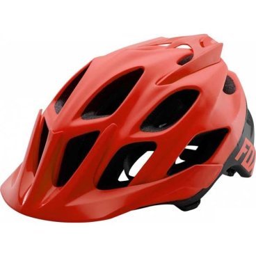 Велошлем Fox Flux Creo Helmet, красно-черный, 19118-055