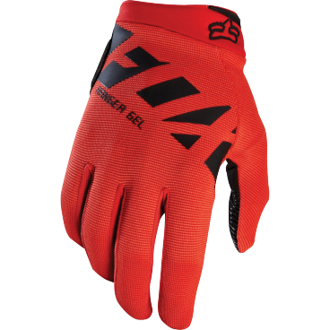 Велоперчатки Fox Ranger Gel Glove, красные, 2017, 18472-003-L
