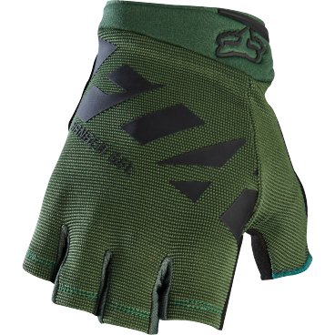 Велоперчатки Fox Ranger Gel Short Glove Fatigue, зеленые, 2017, 18473-111-L