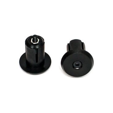 Заглушки руля Colt bolt-in black, черный, plastic bar end with bolt