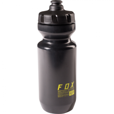 Фото Фляга для воды Fox Purist Abyssmal 22 Water Bottle Black/Yellow, 19835-019-OS