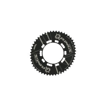 Фото Звезда Rotor Chainring Q BCD110X5 Outer Black Aero 52At (C01-002-09020A-0)