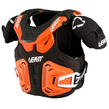 Защита панцирь+ шея подростковый Leatt Fusion Vest Junior 2.0, оранжевый, 2023