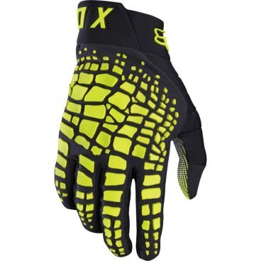 Велоперчатки Fox 360 Grav Glove, черно-желтые, 2018, 17289-019-XL