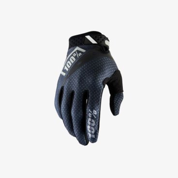 Велоперчатки 100% Ridefit Glove, черный, 2018, 10001-057-12