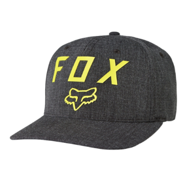 Фото Бейсболка Fox Number 2 Flexfit, черный, 19558-001-L/XL