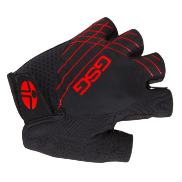 Велоперчатки GSG Lycra Gloves, красные 2019, 12180-05-L
