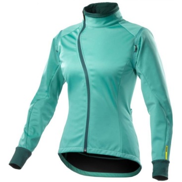 Куртка велосипедная MAVIC AKSIUM Convertible, женская, бирюзовая, 390110