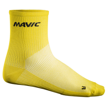 Велоноски Mavic COSMIC Mid Sock, Жёлтый, 2019, 380809