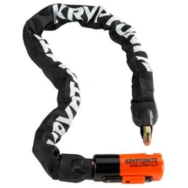 Велосипедный замок Kryptonite Chains Evolution 1090 Integrated цепь, на ключ, 10 x 900 мм, 720018000808