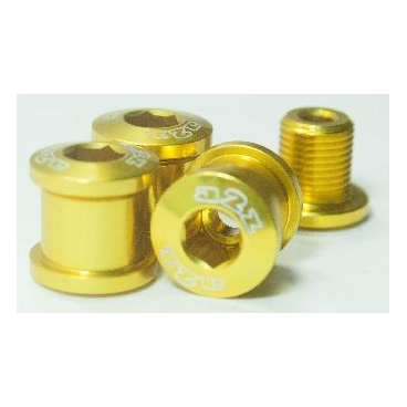 Фото Набор бонок A2Z 1xRing, материал алюминий 7075-T6, в комплекте 4 штуки, золотой, CB-4X1-6