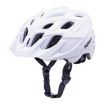 Шлем велосипедный KALI TRAIL/MTB CHAKRA SOLO Sld, белый 2019, 02-218126