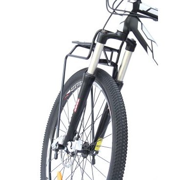 Велобагажник OSTAND CD-241, передний, 24-29", под эексцентрик, алюминий, черный, 6-190241