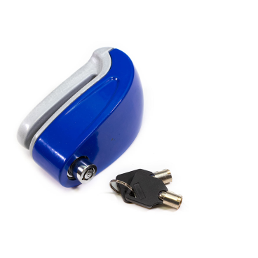 Фото Велосипедный замок TRIX на дисковый тормоз, 10 мм, синий GK202.802