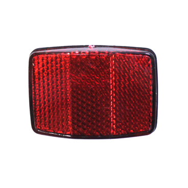 Светоотражатель Hualong, задний, красный, пластик, HL-R03А