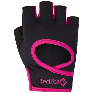 Велоперчатки RedFox Winner II, черный/розовый, 1054671