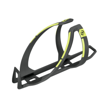 Флягодержатель велосипедный Syncros Coupe Cage 1.0 black/sulphur yellow, карбон, 265594-5024