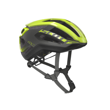 Шлем велосипедный Scott Cadence PLUS (CE) yellow RC/dark grey, 250026-6176