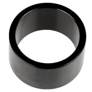 Велосипедное кольцо MESSING, под вынос 1 1/8", алюминий, черный, 20мм, 390604