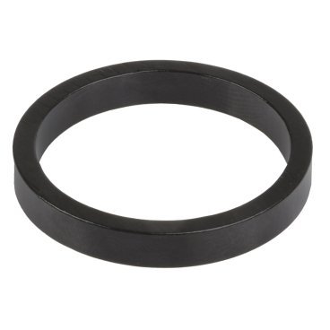 Фото Велосипедное кольцо MESSING, под вынос 1 1/8", алюминий, черный, 5мм, 390602