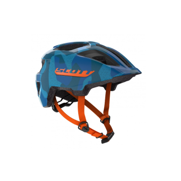 Фото Шлем велосипедный SCOTT Spunto Junior blue/orange onesize, 50-56 см, 2019, 270112-1454