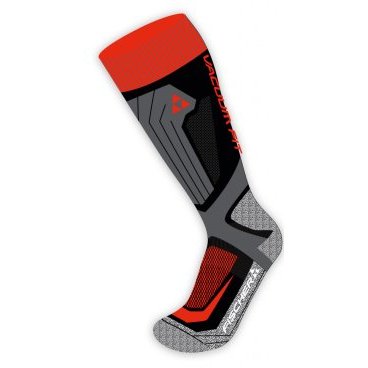 Носки Fischer Vacuum (унисекс), черный/красный, 2018-19, G37115-BLK/RED