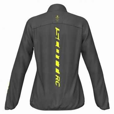 Куртка женская велосипедная SCOTT RC RUN WB black/yellow, 2019, 264801-1040