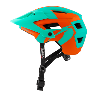 Шлем велосипедный O´Neal Defender 2.0, серебристо-оранжево-голубой, 0502-872