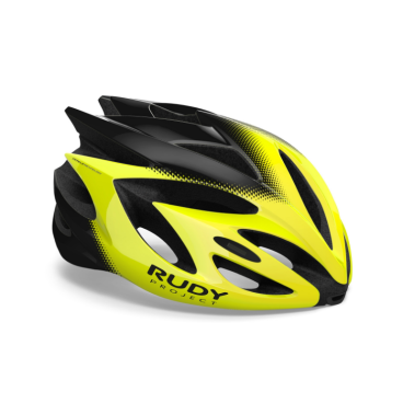 Велошлем Rudy Project RUSH Yellow Fluo/Black Shiny 2019, HL570162