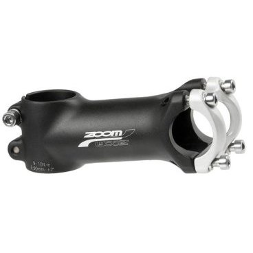 Фото Вынос велосипедный ZOOM, на 1.1/8", для руля D-25.4, 90 мм, черный, 404188