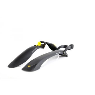 Крылья Simpla Hammer SDE, для велосипедов 24”-28'', комплект, черные, S10