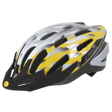 Велошлем VENTURA Tour de France, серый/желтый, 730979