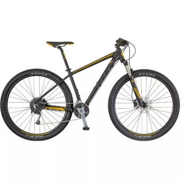 Горный велосипед SCOTT Aspect 730, 27,5", black/yellow, с руководством по эксплуатации, 2018