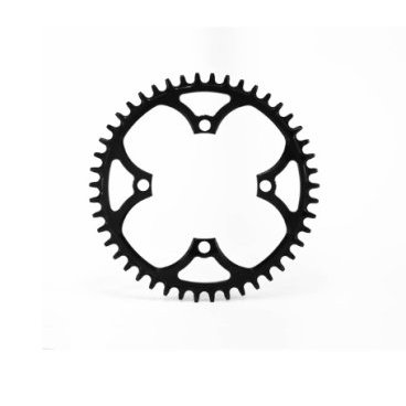 Фото Звезда велосипедная Garbaruk 104 BCD, передняя, Round, 46T, Black, 5907441517430