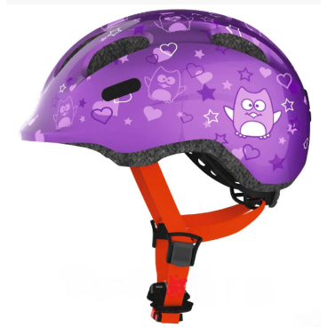 Фото Велошлем детский ABUS SMILEY 2.0, пурпурный, "Звезды"