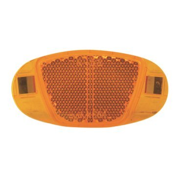 Фото Катафот велосипедный светоотражающий VENTURA,  в спицы, 60мм, оранжевый, 5-466603