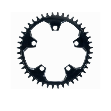 Фото Звезда велосипедная Garbaruk, передняя, 130 BCD (5-bolt) Round 54T Black, 5907441521215