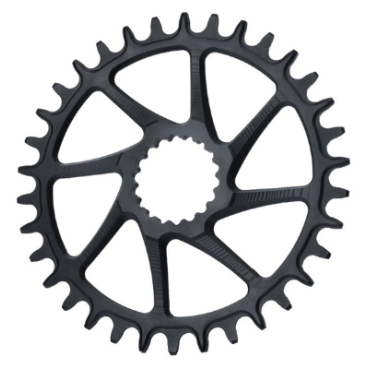 Звезда велосипедная Garbaruk, передняя, Cannondale Hollowgram (Ai-compatible) Round 36T Black, 5907441526609