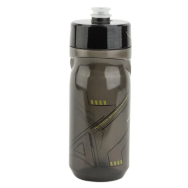 Велофляга AUTHOR AB-ScrewOn X9, мягкий пластик, 0.6 л, c большим клапаном, полупрозрачный, черно-нео., 8-14060183